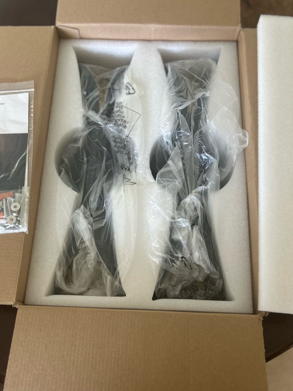 NIB PAIR Wall Sconces Dimmable Black Gold Sconce Lights Hardwired Modern Indoor - Picture 9 of 11